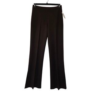 Vtg Alberto Makali Wool Blend Pull-On Pants Flared Womens Size 12 Brown NWT $158